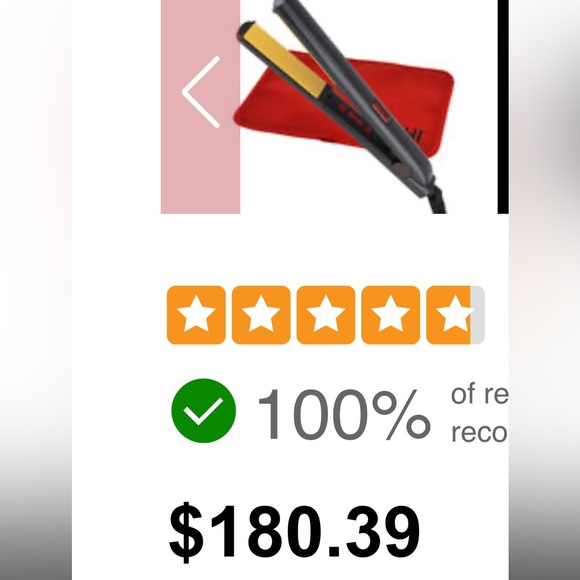 CHI PRO G2 Digital Titanium Infused Ceramic 1" Straightening Hairstyling Iron - Picture 10 of 10